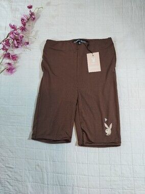 Playboy Brown Lounge Pants with Bunny Logo